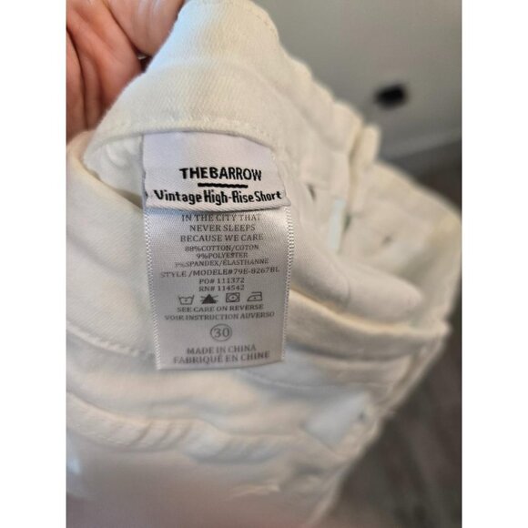 BlankNYC White Cutoff Stretchy HighRise Short Shorts 'the barrow' 30 - Picture 8 of 9